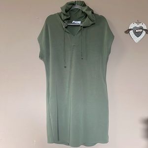 Mangaschoni Hooded Modal Blend Dress, Large